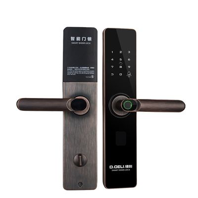 品質  Home Security KJ013H17 High Security Biometric Fingerprint Door Lock Smart TTLock APP Remote Control Anti-theft Smart Door Lock 工場